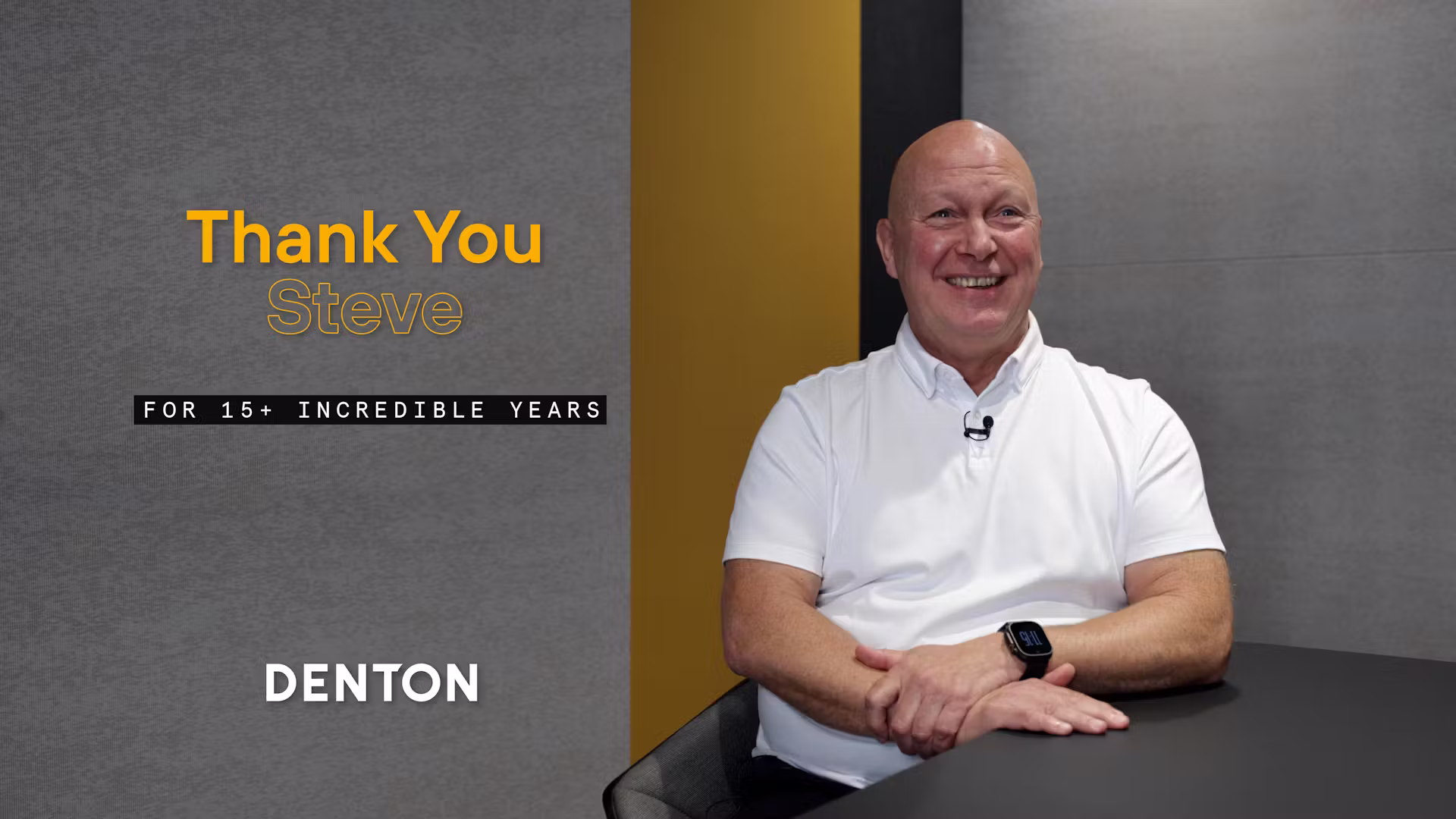 Farewell to Steve Wells – Over 15 Years of Dedication at DENTON - DENTON